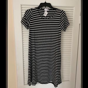 NWT Top it Off Striped Dress Medium